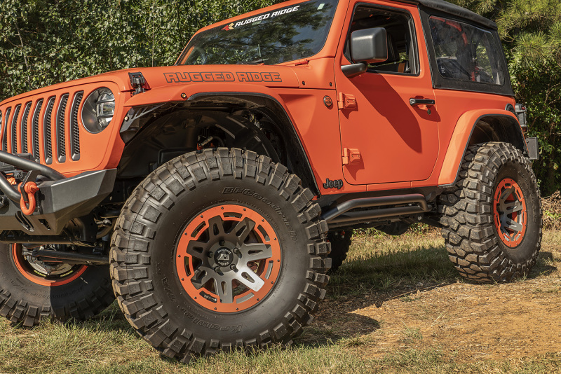 Rugged Ridge RRC Rocker Guards 18-20 Jeep Wrangler JL 2 Door thumbnail 9