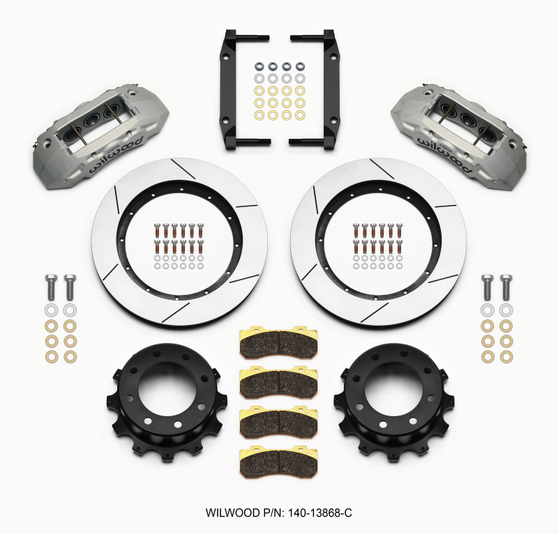 Wilwood TX6R Rear Kit 15.50in Clear Ano 2005-2012 Ford F250/F350 4WD