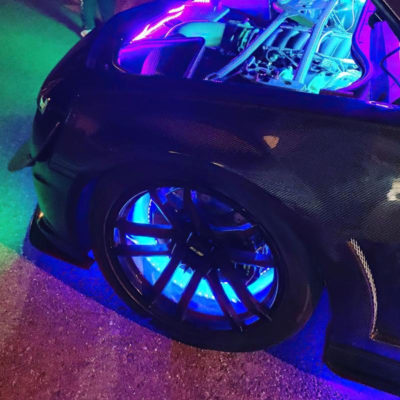 Oracle LED Illuminated Wheel Rings - Double LED - Blue thumbnail 3