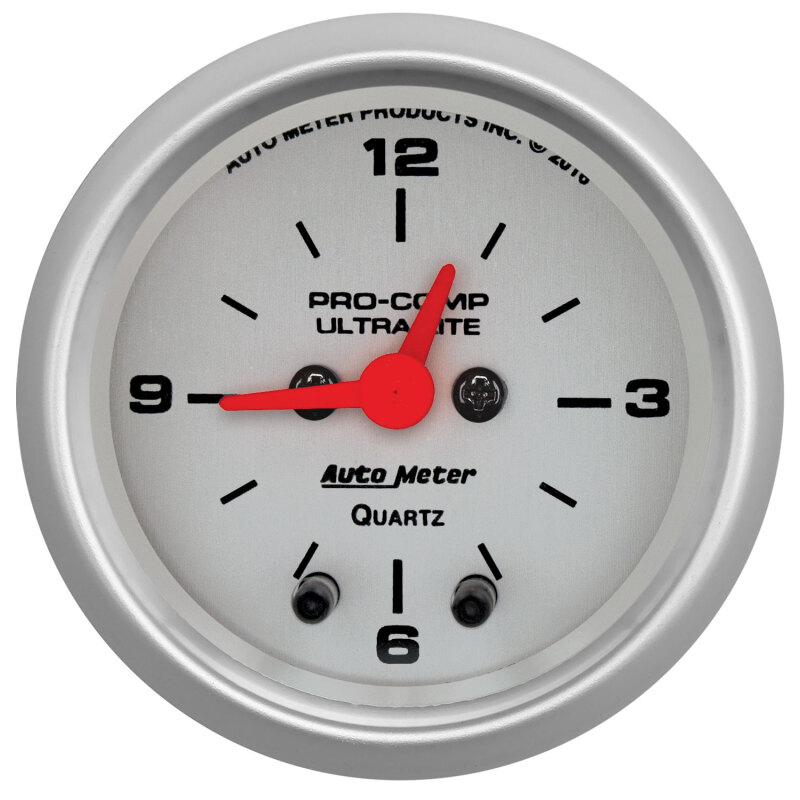 Autometer Ultra-Lite 52mm Short Sweep Electronic Clock thumbnail 3