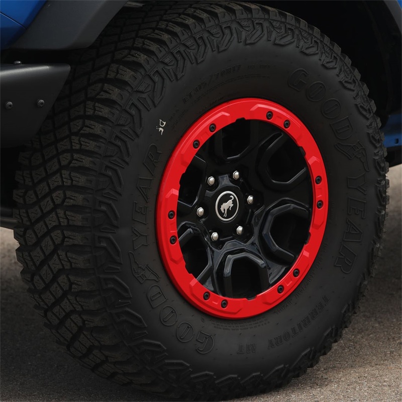 Ford Racing 2021+ Ford Bronco Functional Bead Lock Ring Kit - Red thumbnail 5