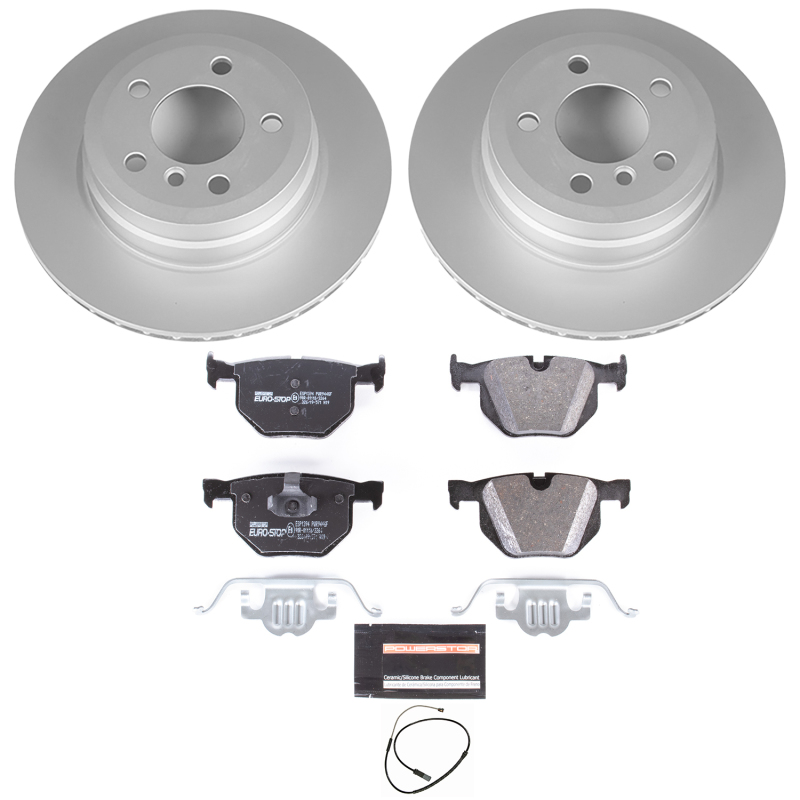 Power Stop 16-18 BMW X5 Rear Euro-Stop Brake Kit thumbnail 2