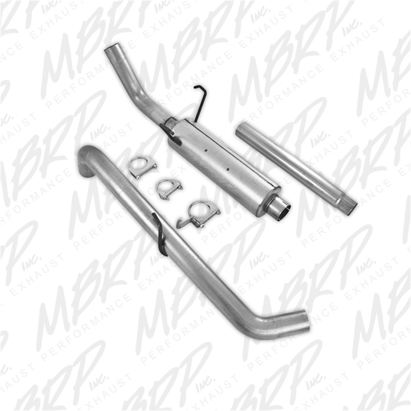 MBRP 2004-2005 Dodge Ram Hemi 1500 5.7L SC/CC-SB Cat Back Single Side AL P Series Exhaust thumbnail 4