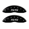 MGP 2 Caliper Covers Eng Front Silverado SS Black Finish Sil Char 2008 Chevy Silverado 1500 thumbnail 4