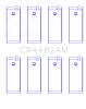 King Engine Bearings Chevrolet ChevETte (Size +0.75mm) Connecting Rod Bearing Set thumbnail 4