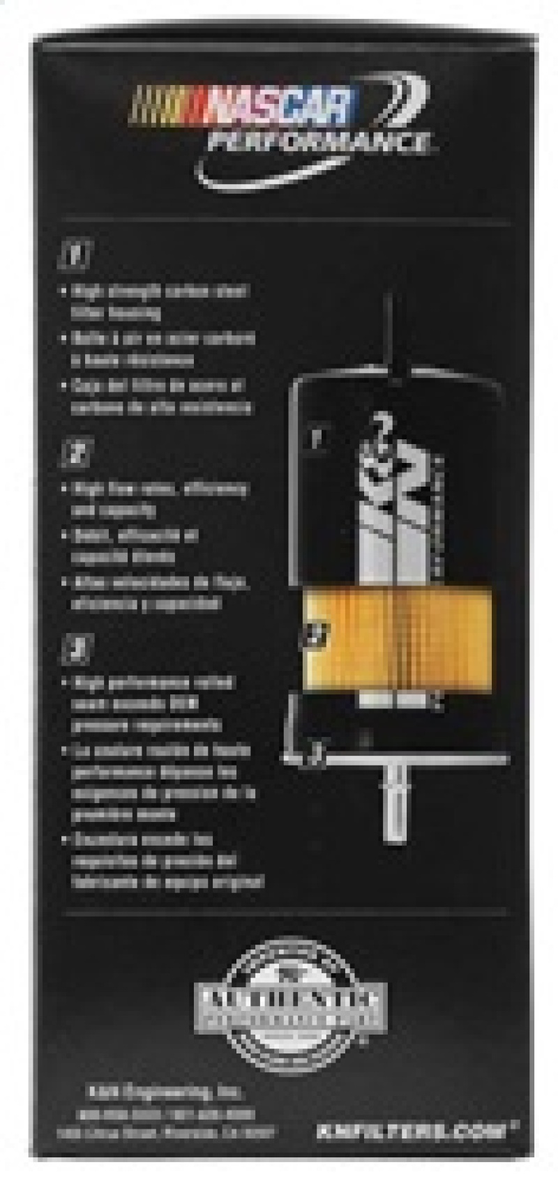 K&N Cellulose Media Fuel Filter 2.125in OD x 5.438in L thumbnail 8