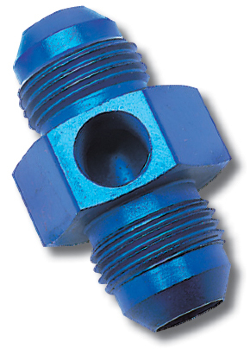 Russell Performance -8 AN Flare to 3/8in Pipe Pressure Adapter (Blue) thumbnail 6