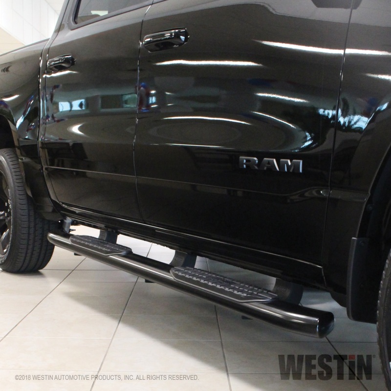 Westin 2019 Ram 1500 Crew Cab (Excl. 2019 Ram 1500 Classic) PRO TRAXX 5 Oval Nerf Step Bars - Black thumbnail 9