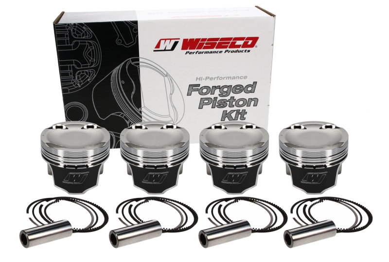 Wiseco 1400 HD Mitsu EVO 8 - 4G63 Turbo -14cc 85.25mm Bore 8.5 CR Piston Shelf Stock Kit thumbnail 8