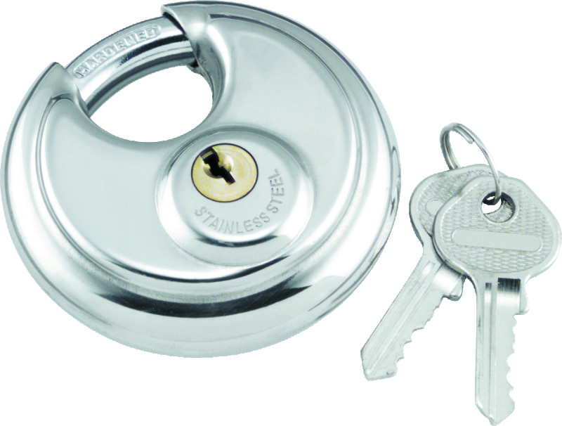 Bully Lock Disc Bolt Lock Small - Stainless
