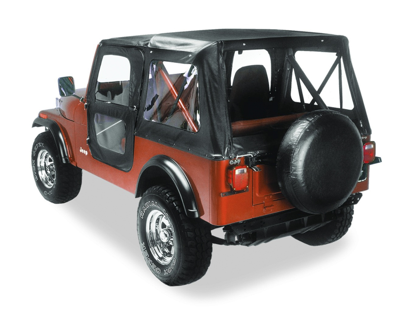 Bestop A-Top For OEM - 76-83 Jeep Cj5 Replace (Black Crush Clear Windows Door Skins Included)
Replace-A-Top for OE