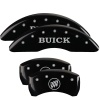 MGP 4 Caliper Covers Engraved Front Buick Rear Black Finish Silver Char 2018 Buick Enclave thumbnail 4