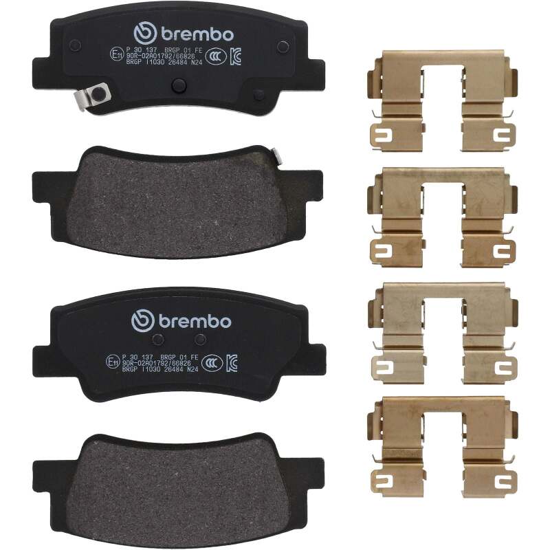 Brembo OE 21-24 Hyundai Sonata/22-24 Tucson/21-24 Kia K5/23-24 Sportage Low-Met Brake Pad - Rear thumbnail 2