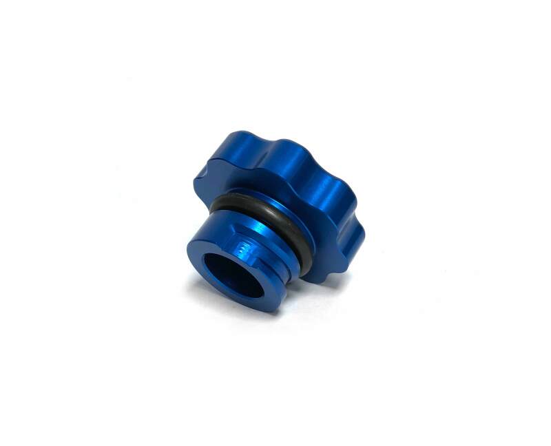 Fleece Performance 01-16 GM 2500/3500 Duramax Billet Oil Cap Cover - Blue thumbnail 3