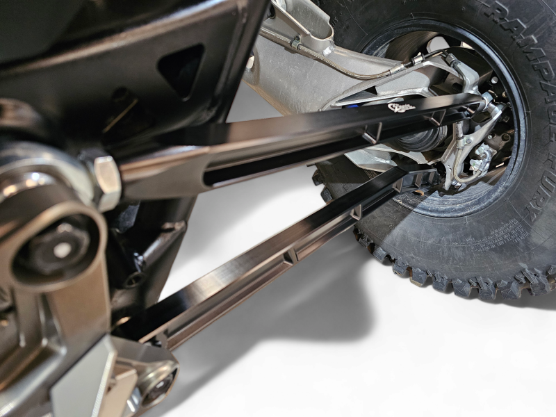 Elektric Offroad 2022+ Polaris Rzr Pro R Turbo R Billet High Clearance Radius Rods Anodized Blk thumbnail 3