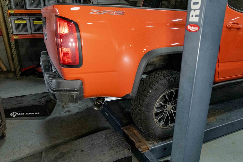 Corsa 2017-2022 Chevrolet Colorado 3.6L V6 ZR2 Only Cat-Back Single Side Exit w/ Single Polished Tip thumbnail 3