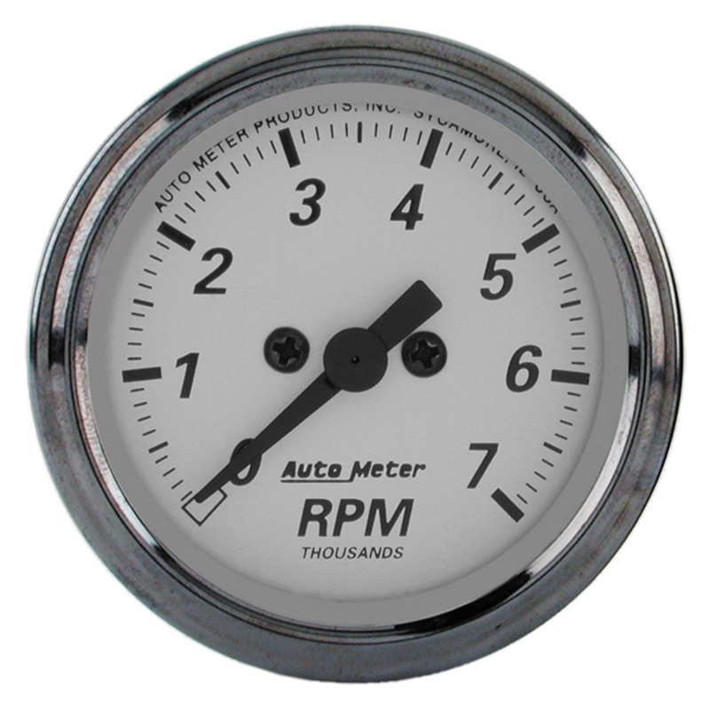 AutoMeter American Platinum 2-1/16in 7K RPM In-Dash Tachometer Gauge thumbnail 2