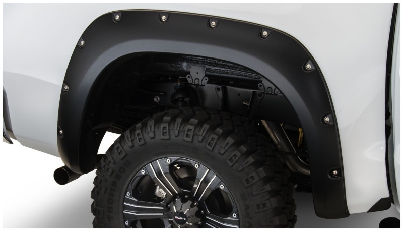 Bushwacker 07-13 Toyota Tundra Fleetside Pocket Style Flares 4pc 97.6/78.7/66.7in Bed - Black thumbnail 4