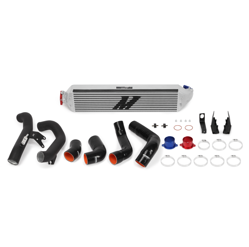 Mishimoto 2016+ Honda Civic 1.5T / 2017+ Honda Civic Si Silver Intercooler Kit w/Black Pipes thumbnail 3