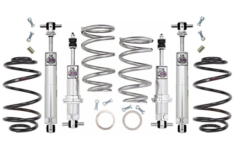UMI lowering kit with Viking shocks, hybrid coil-overs, and rear springs.