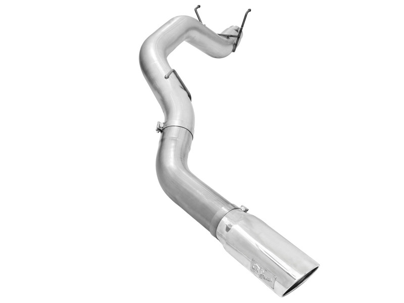 aFe Atlas 5in DPF-Back Aluminized Steel Exh Dodge RAM Diesel 13-14 6.7L (td) Mega Cab w/Polished Tip thumbnail 2