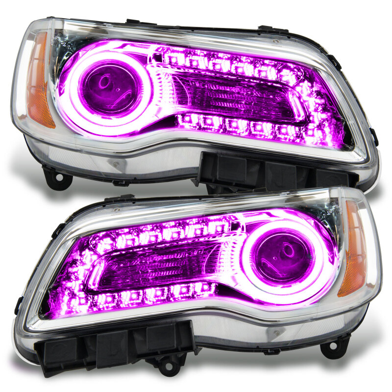 Oracle 11-14 Chrysler 300C SMD HL - Chrome - NON HID - ColorSHIFT w/o Controller thumbnail 3