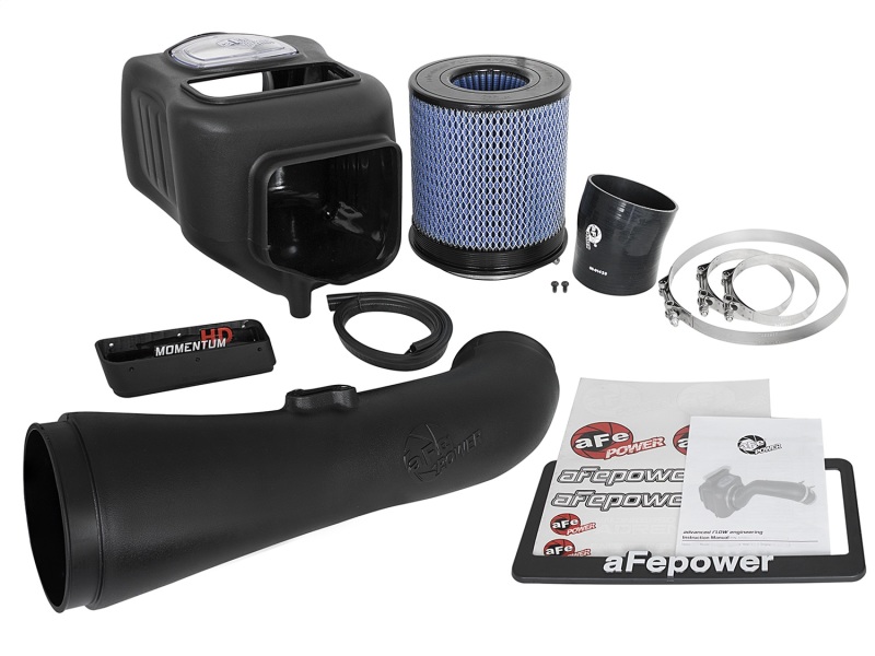 aFe Momentum HD Pro 10R Cold Air Intake System 2017 GM Diesel Trucks V8-6.6L L5P thumbnail 9