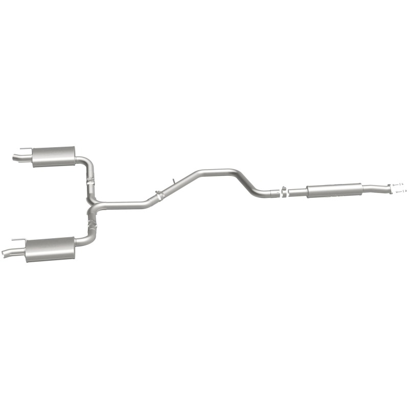 MagnaFlow Cat-Back SS 2.25/2.5in Dual Split Rear Exit Polished 3in Tip 2015 Chev Impala 3.6L V6 thumbnail 7