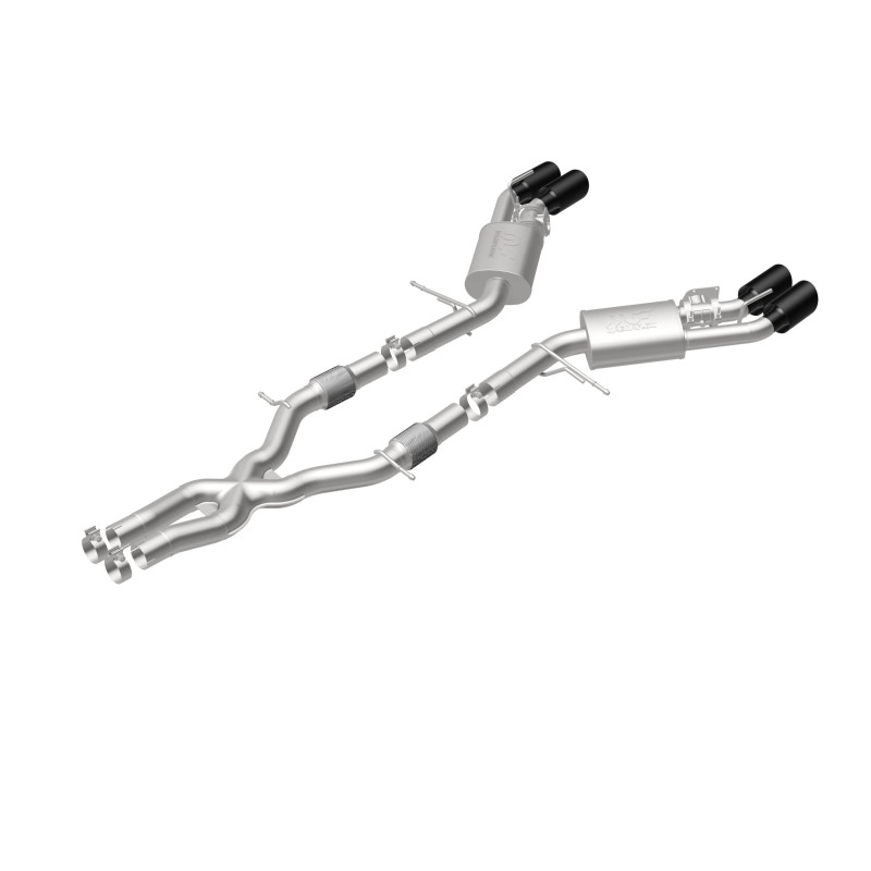 MagnaFlow SYS Cat-Back 2015-2017 Cadillac CTS-V 6.2L Quad 4in Carbon Fiber Tips thumbnail 6