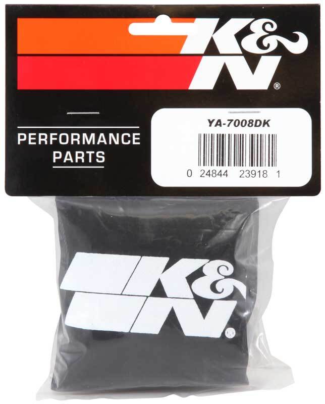 K&N Air Filter Wrap Drycharger Wrap Ya-7008 Black thumbnail 3