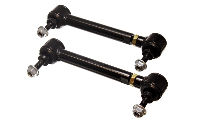 Energy Suspension Universal Black 6-3/4in-7-3/4in inAin Range Pivot Style End Link Set thumbnail 2