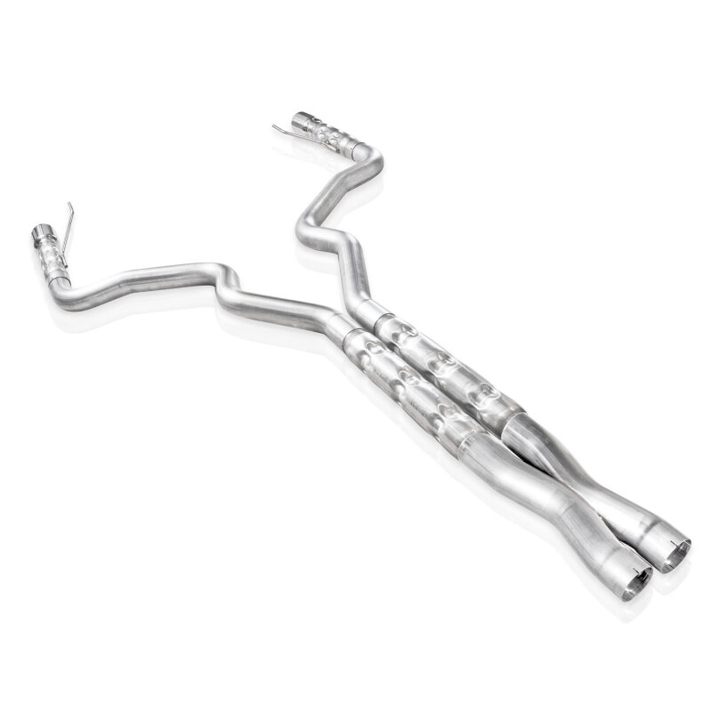 Stainless Works 2015-16 Mustang GT 3in Catback X-Pipe Retro Chambered Mufflers 2-1/2in Cores thumbnail 5