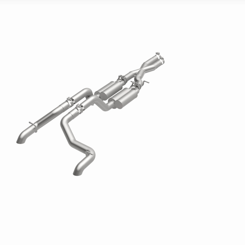 MagnaFlow Cat-Back 2021 Jeep Wrangler 6.4L Rock Crawler Series Dual Exit Stainless Exhaust thumbnail 4