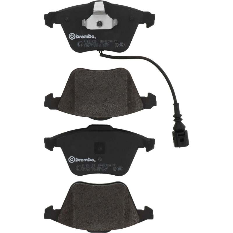 Brembo 09-15 Audi TT Quattro/ Volkswagen Golf R/ Audi TTS Quattro Front Low-Met Brake Pad thumbnail 2