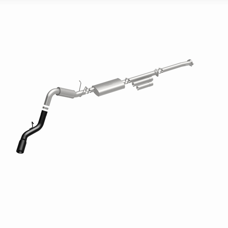 MagnaFlow 11-19 GM 2500/3500 6.0L 4in Single Passenger Side Rear Exit Cat-Back Exhaust w/Black Tips thumbnail 5