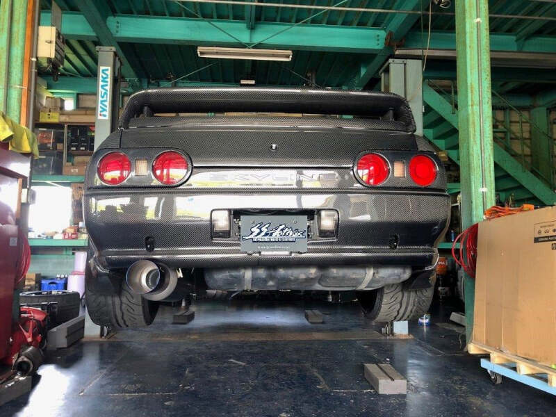 GReddy Garage 89-94 Nissan Skyline GT-R Ti Exhaust R32 w/ 90mm Main & 130mm Tip thumbnail 2