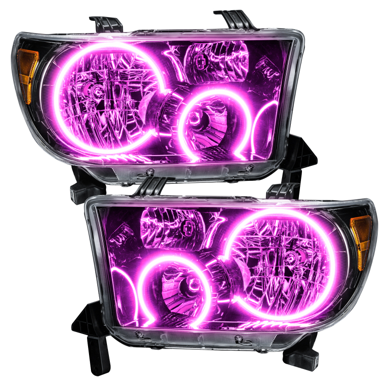 Oracle 07-11 Toyota Tundra Pre-Assembled Headlights - Black Housing - w/ BC1 Controller thumbnail 5