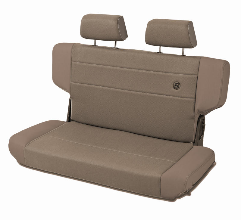 Bestop N-Tumble Seat - 97-06 Jeep Wrangler TJ Rear Trailmax Ii Fold (Center Fabric Insert Spice)
Fold-N-Tumble Seat