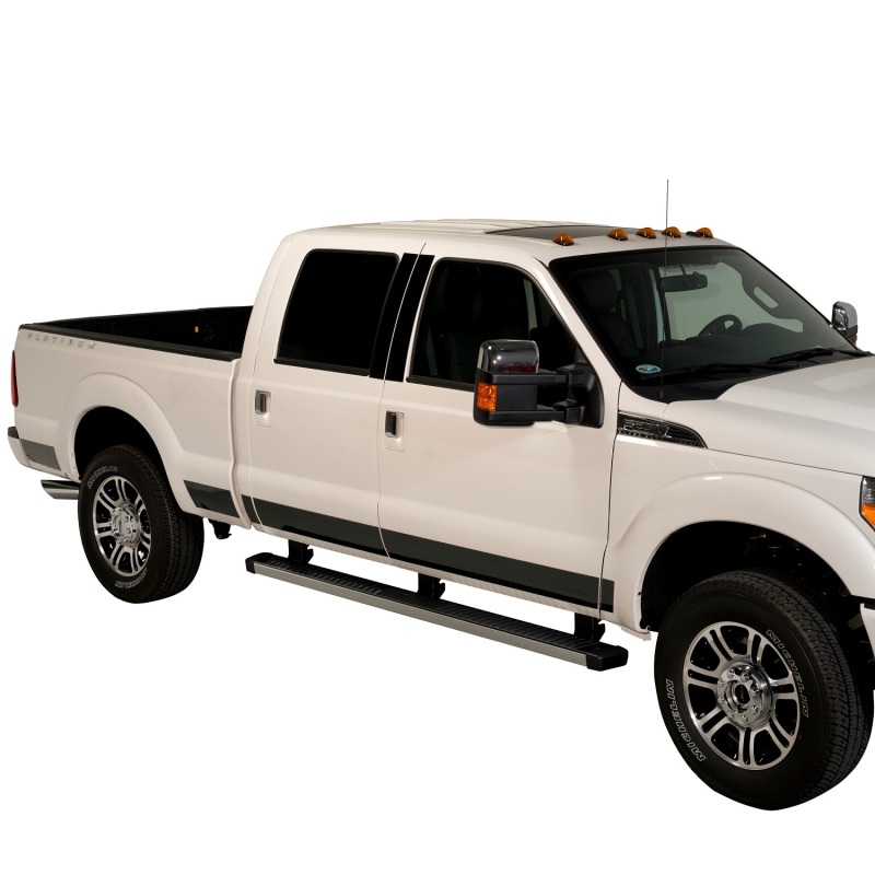 Putco 11-16 Ford SuperDuty - Crew Cab 6.5ft - (12pcs - 6.25in Wide) Black Platinum Rocker Panels thumbnail 2