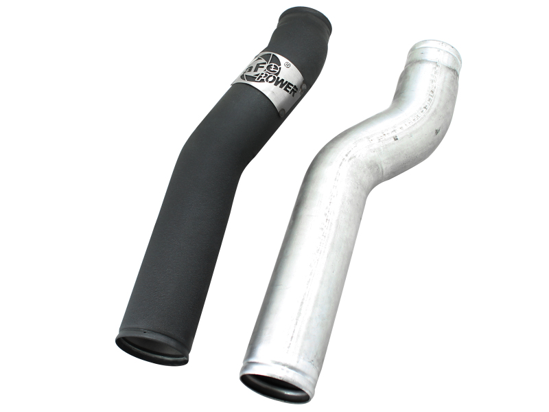 BladeRunner 3 IN Aluminum Hot Charge Pipe Black
