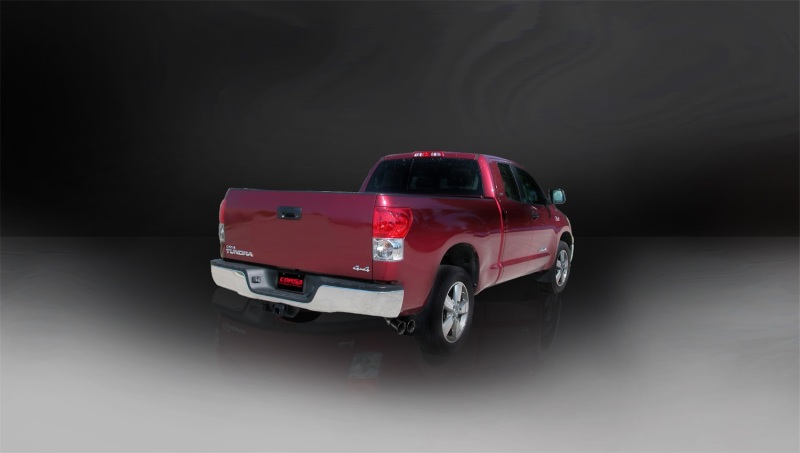 Corsa 2011-2021 Toyota Tundra Double Cab/Crew Max 5.7L V8 Black Sport Cat-Back Exhaust thumbnail 2