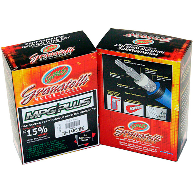 Granatelli 05-10 Pontiac G3/G5/G6/G8 6Cyl 3.5L Performance Ignition Wires thumbnail 4