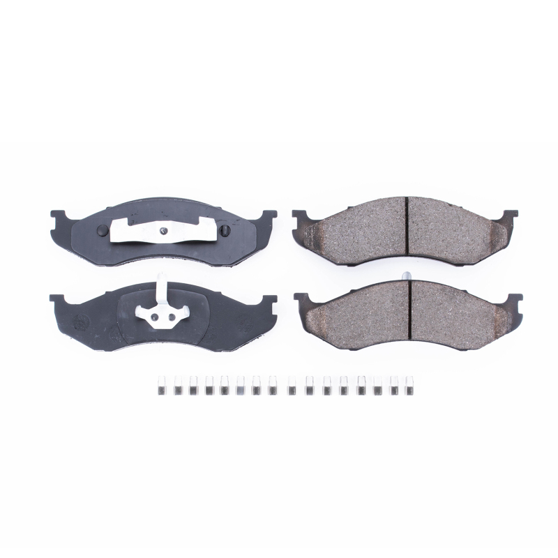 Power Stop 90-01 Jeep Cherokee Front Z17 Evolution Ceramic Brake Pads w/Hardware thumbnail 7