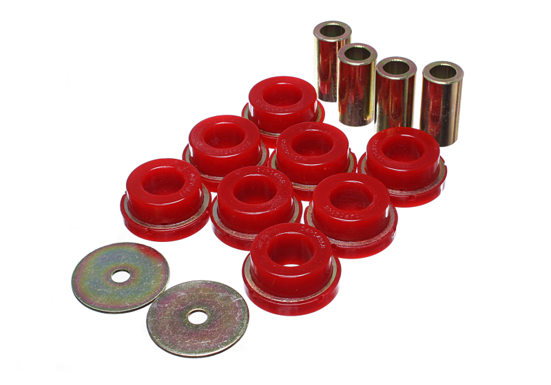 Energy Suspension 2015 Ford Mustang (Exc Cobra) Red Subframe Bushing Set thumbnail 4