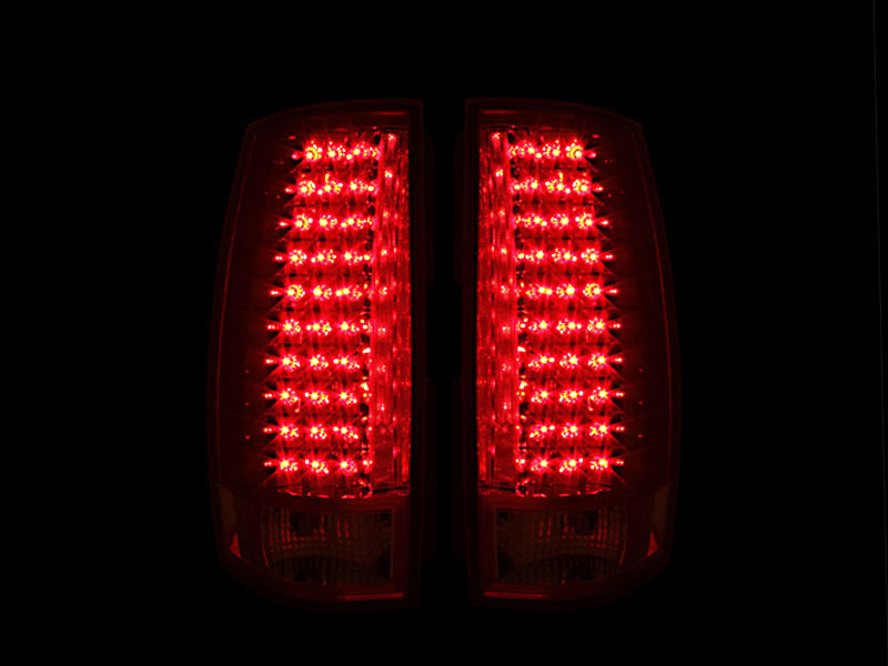 ANZO 2007-2014 Chevrolet Suburban LED Taillights Red/Clear G4 thumbnail 7