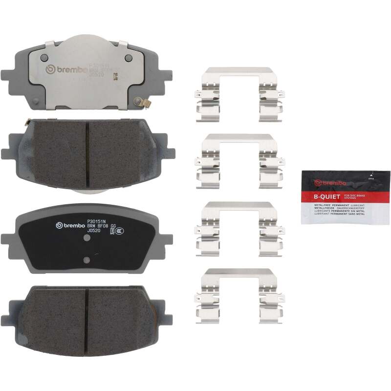 Brembo OE 21-24 Genesis G80/22-23 Hyundai Santa Cruz/21-23 Santa Fe Ceramic Brake Pad - Front thumbnail 2