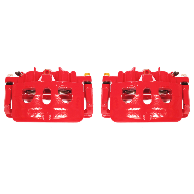 Power Stop 13-17 Ford Explorer Front Red Calipers w/Brackets - Pair