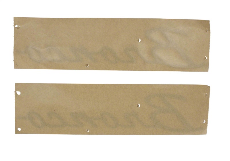 Ford Racing 21-23 Bronco Script Fender Badge - Silver thumbnail 6