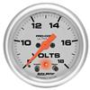 Autometer Ultra-Lite 52mm Voltmeter 18V Digital Stepper Motor w/ Peak and Warning thumbnail 6