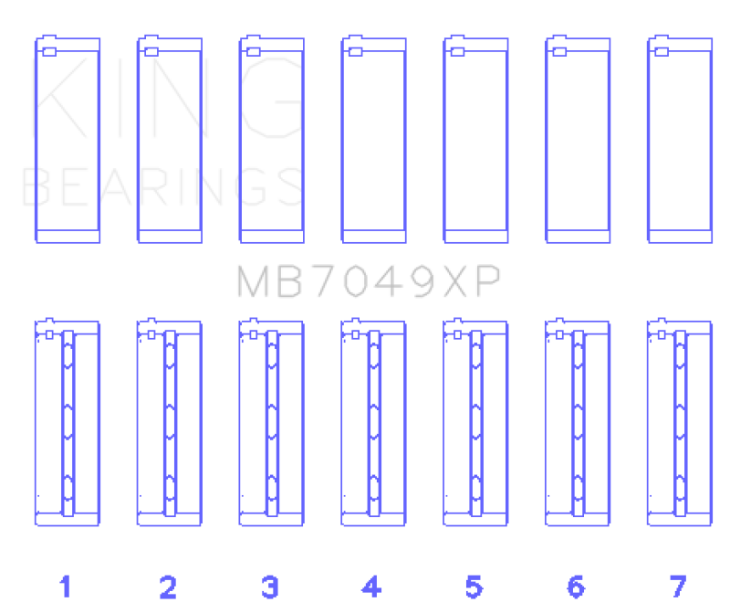 KING Performance Main Bearings